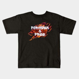 Forgiven And Free | Christian Kids T-Shirt